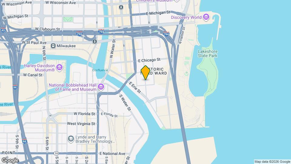 132 N Jefferson St Map and Location Details