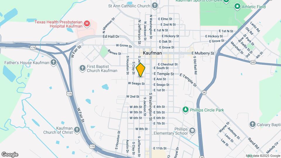 603 S Jefferson St Map and Location Details