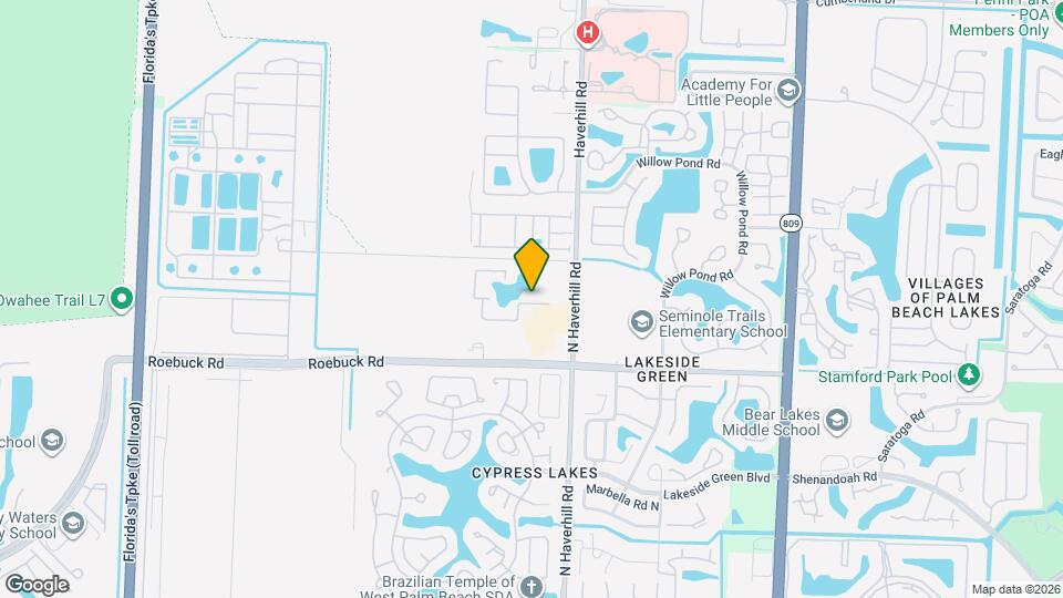 4155 N Haverhill Rd, Unit 1420 Map and Location Details