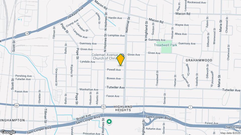 3368 Powell Ave Map and Location Details