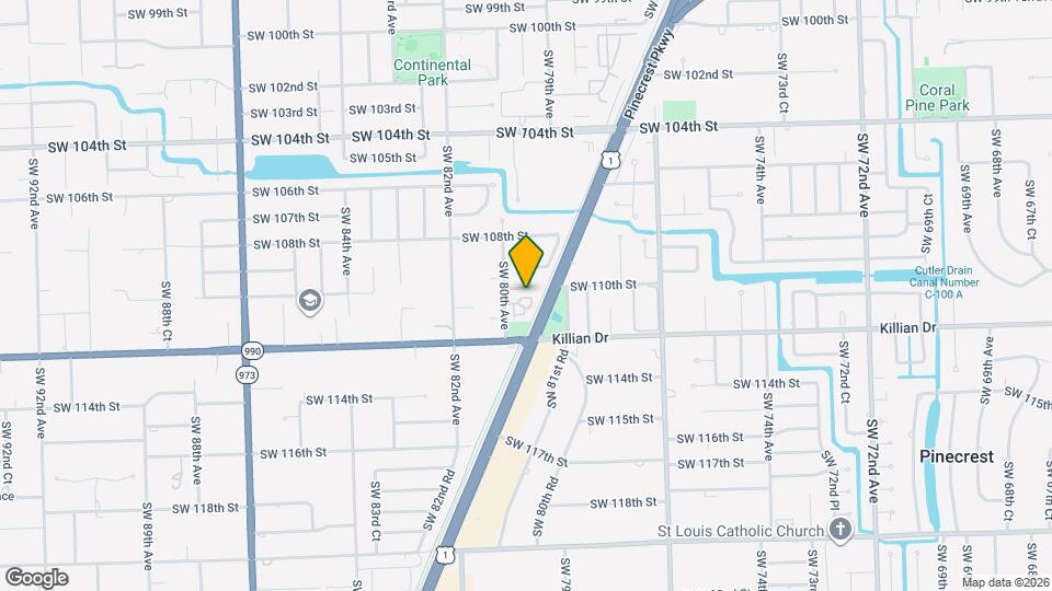 7961 SW 110th Ter Map and Location Details