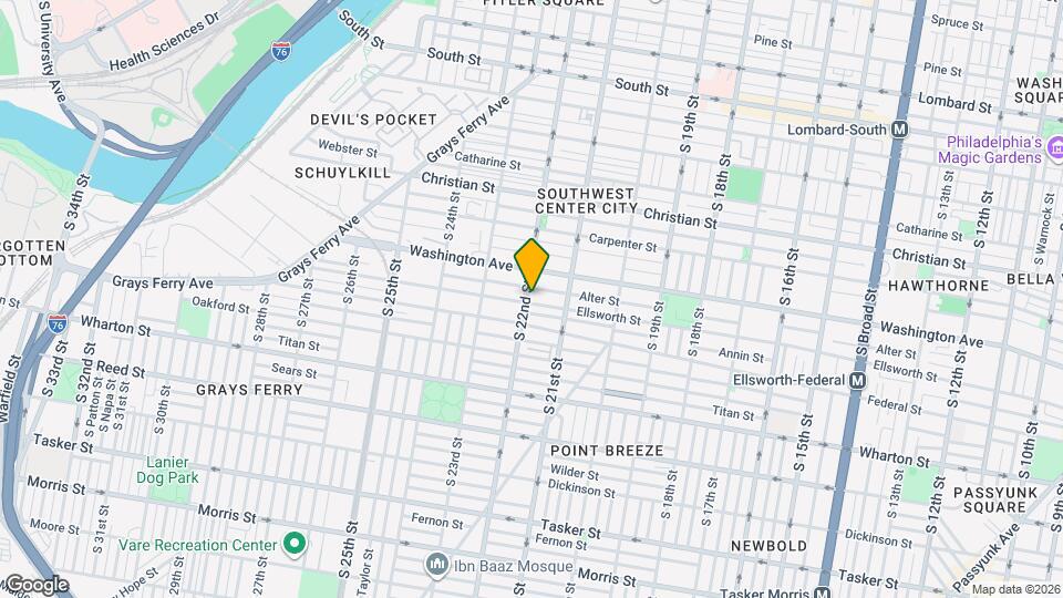 2147 Ellsworth St Map and Location Details