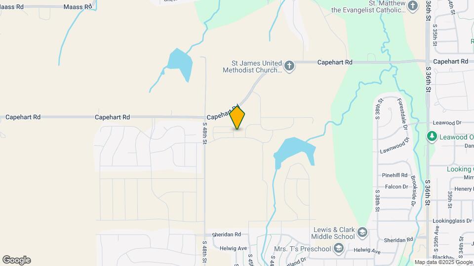 12855 S 45th Ter Mapa y Detalles de la Ubicación