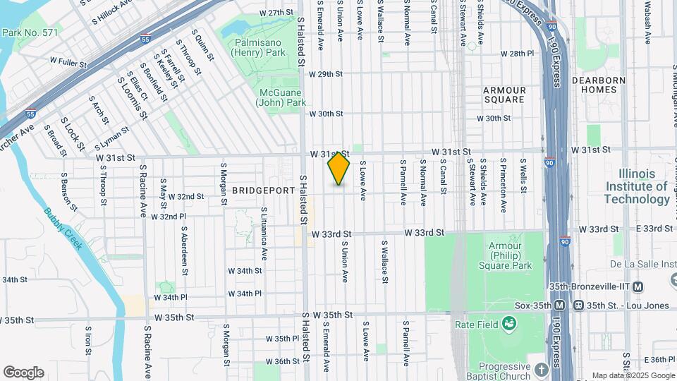 3158 S Union Ave Map and Location Details
