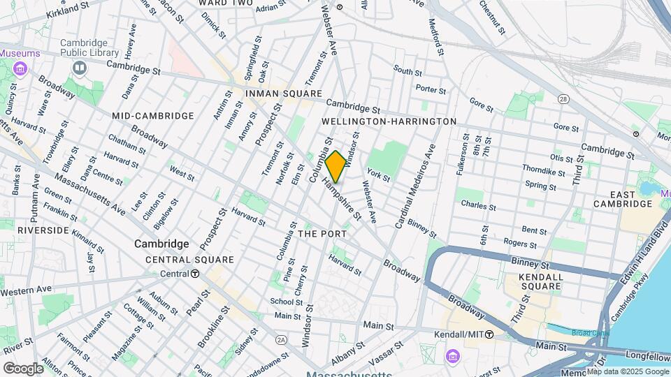 95 Hampshire St Map and Location Details