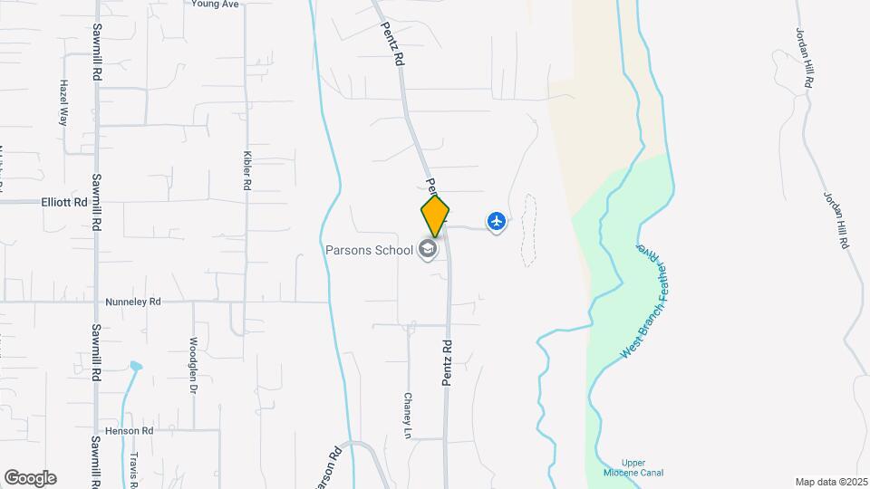 6033 Pentz Rd Map and Location Details