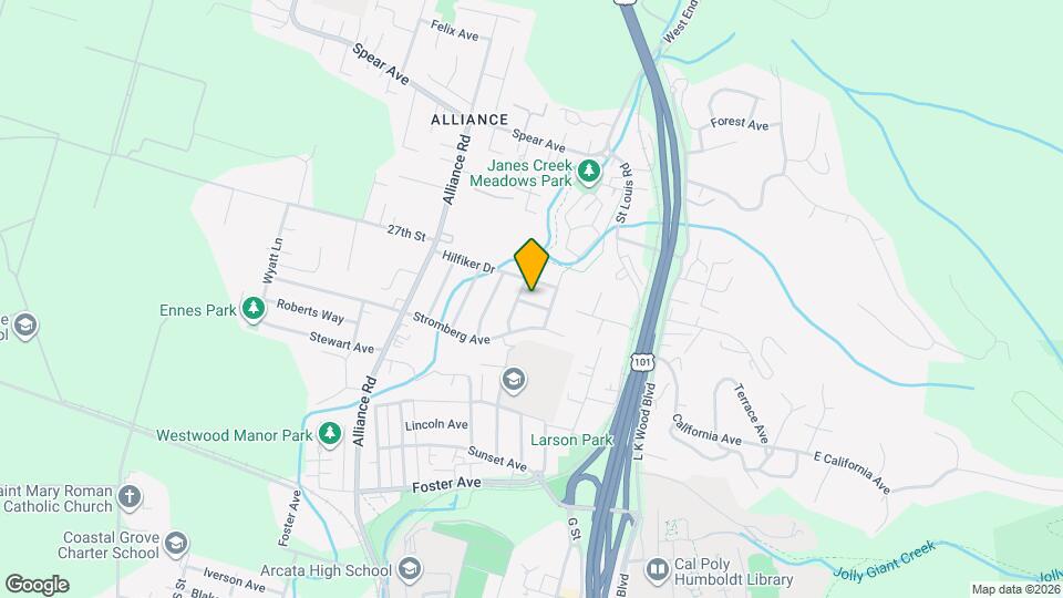 1164 Madrone Way Map and Location Details