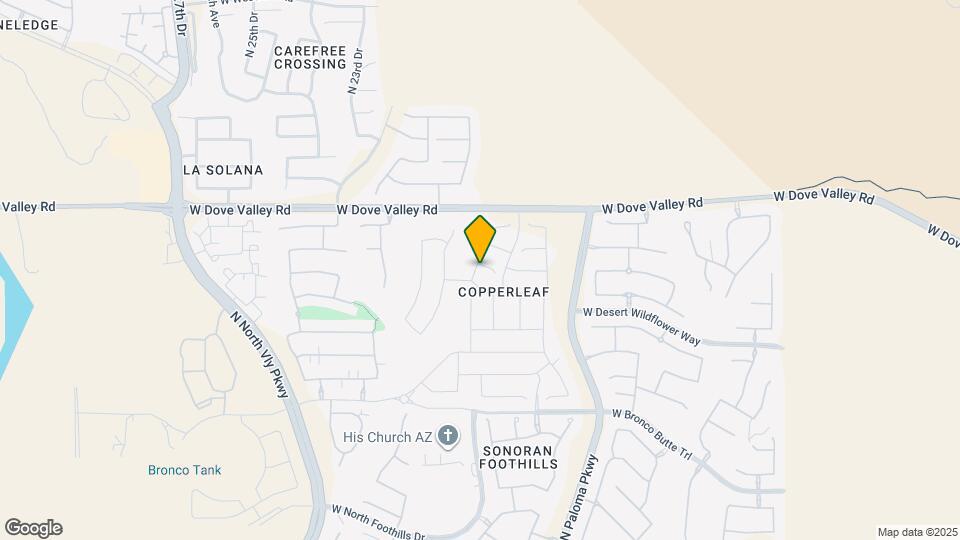 2071 W Bramble Berry Ln Map and Location Details