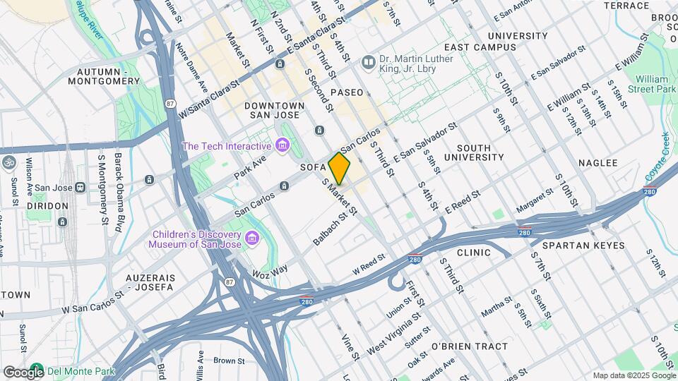 360 S Market St Map and Location Details
