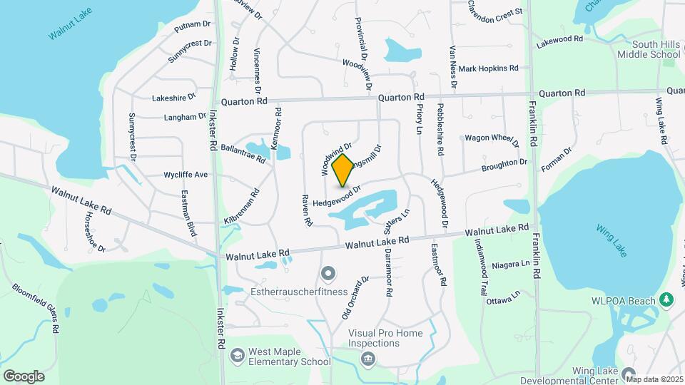 4746 Hedgewood Dr Map and Location Details