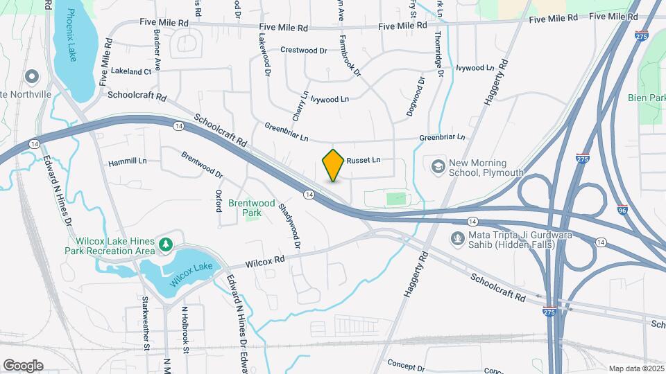 41318 Schoolcraft Rd Map and Location Details