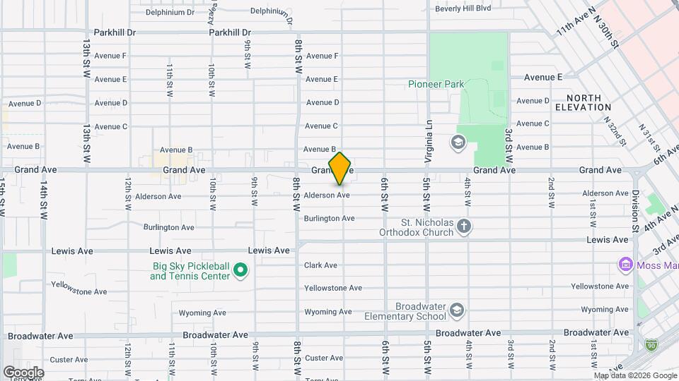 701 Alderson Ave Map and Location Details