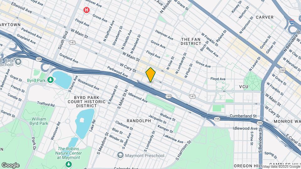 1802 Parkwood Ave Map and Location Details