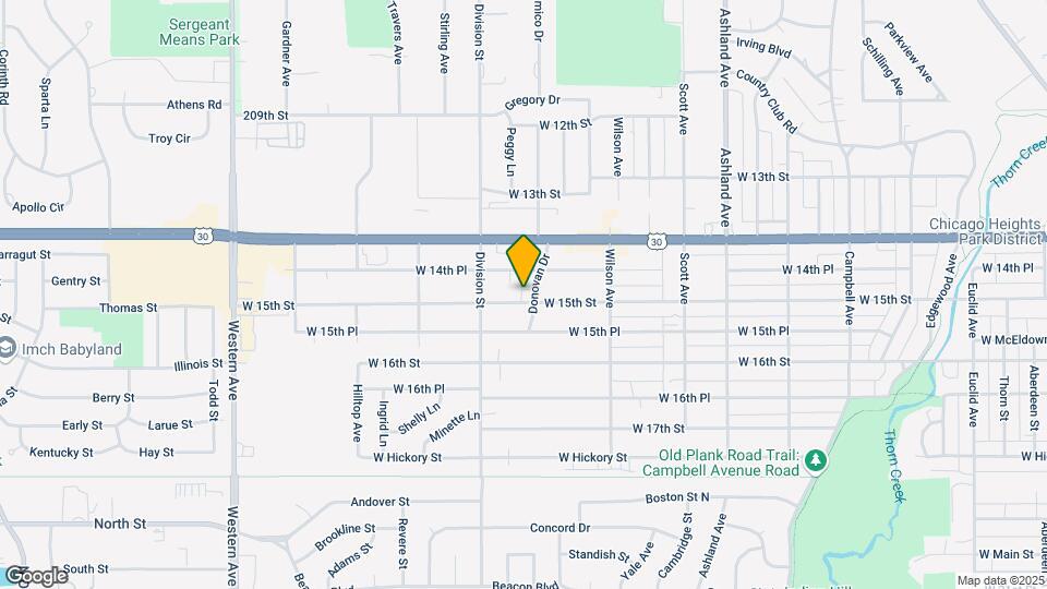 1430 Donovan Dr Map and Location Details