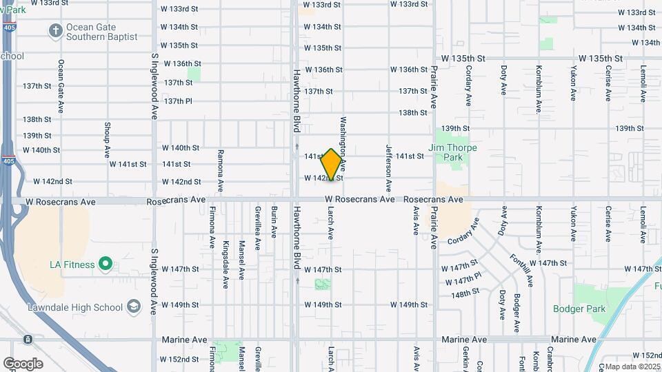 4334 W 142nd St Map and Location Details
