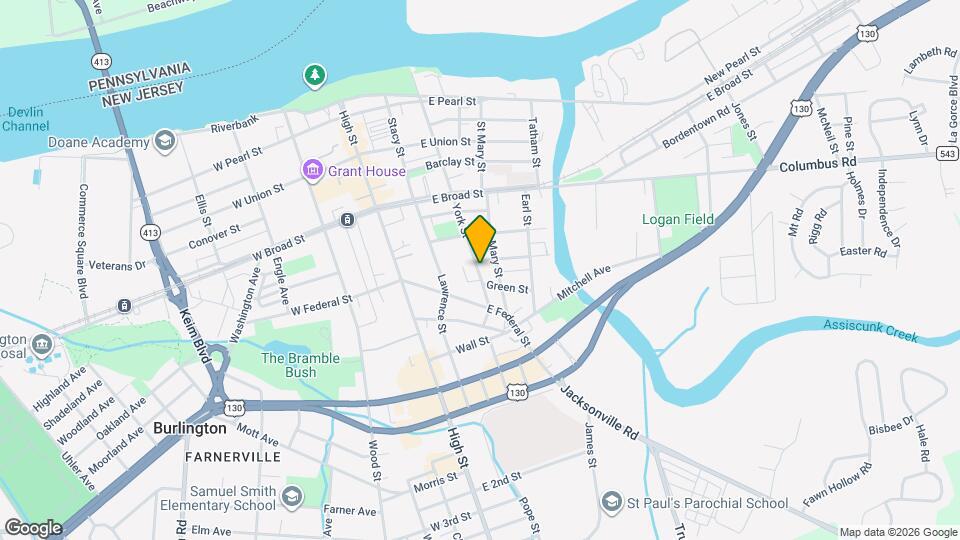 529 York St Map and Location Details