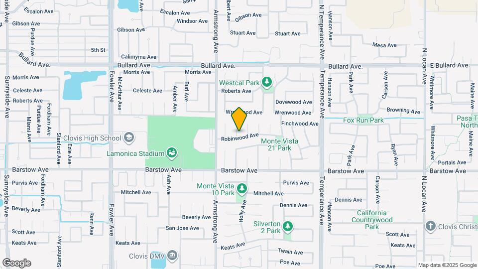 971 Jasmine Ave Map and Location Details