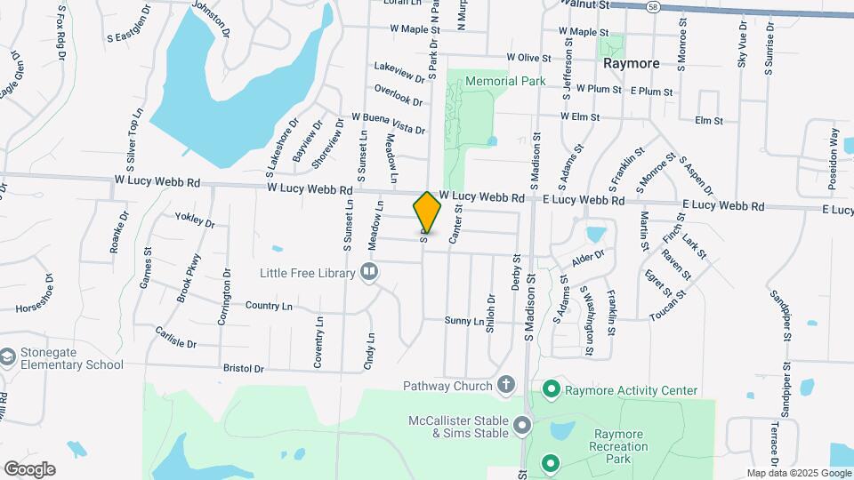 615 S Park Dr Map and Location Details