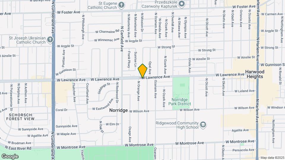 7845 W Lawrence Ave Map and Location Details