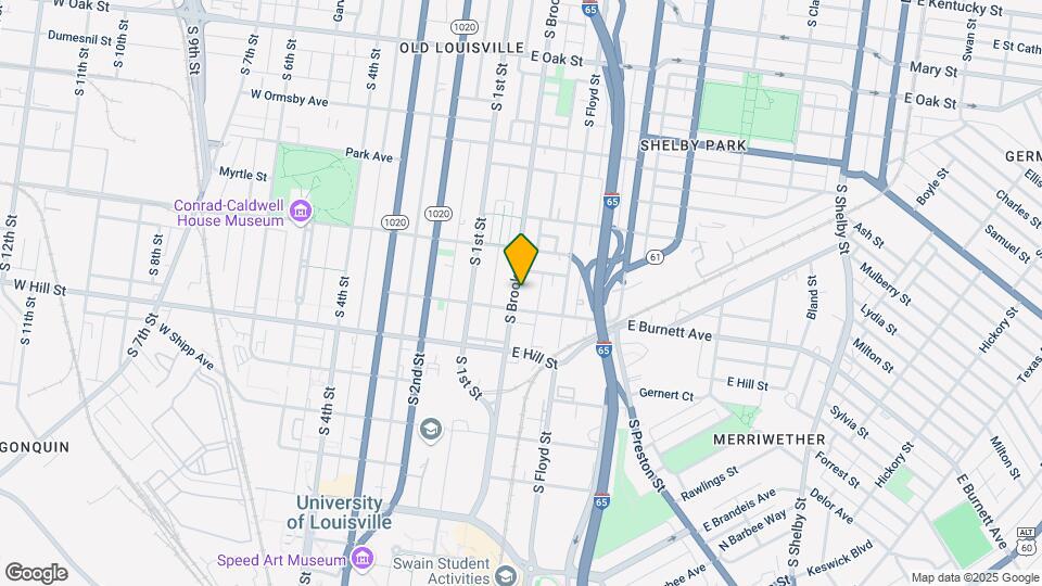 1435 S Brook St Map and Location Details