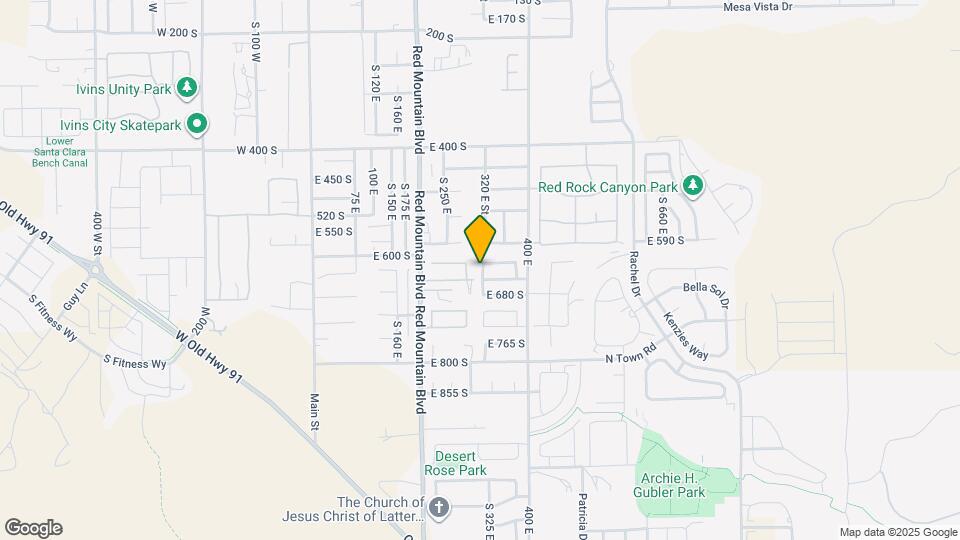 634 S 315 E Map and Location Details