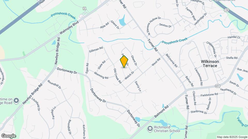 3605 Welch Ct Map and Location Details