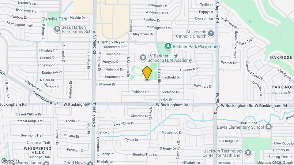 1703 Baltimore Dr Map and Location Details