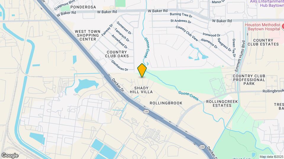 4809 Oak Hollow St Map and Location Details