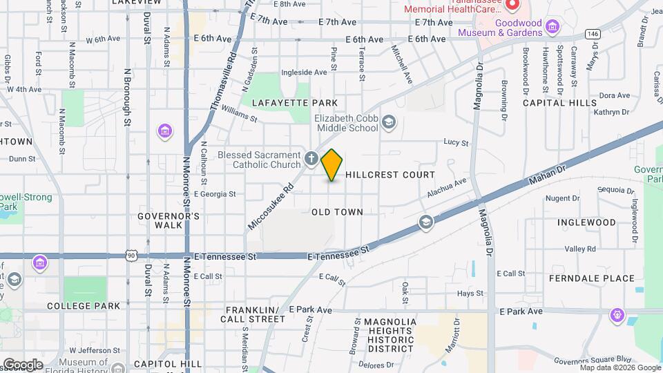 611 Gunter St Map and Location Details