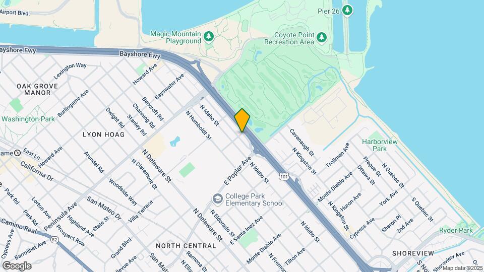 639 N Amphlett Blvd Mapa y Detalles de la Ubicación