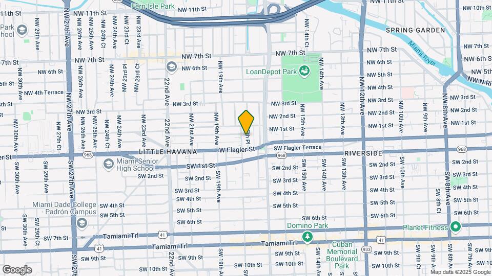 34 NW 17th Pl Mapa y Detalles de la Ubicación