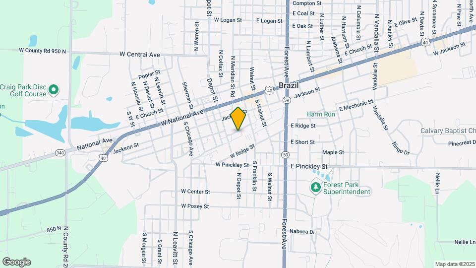 206 W Montgomery St Map and Location Details