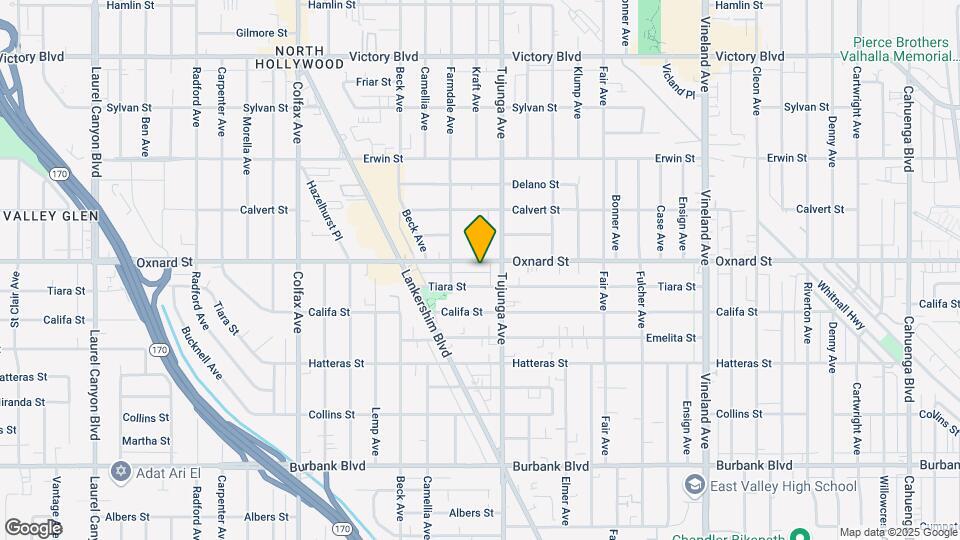 11420 Oxnard St Map and Location Details