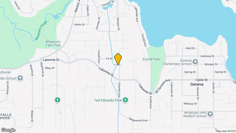 1451 Oriental Ave Map and Location Details