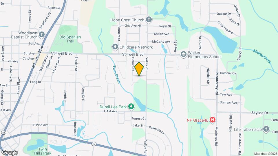 2912 Crescent St Map and Location Details