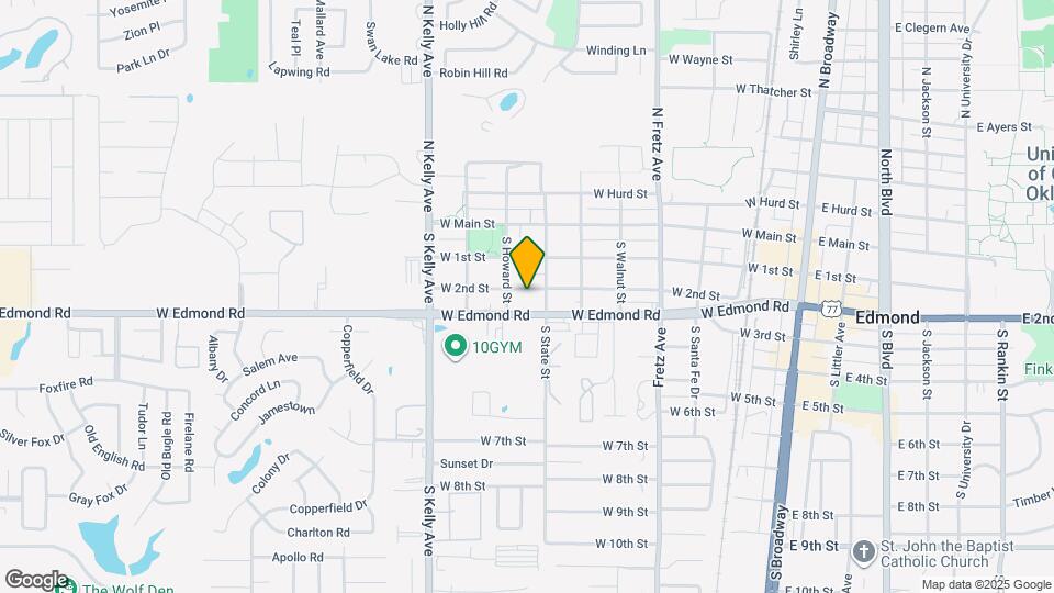 614 W 2nd St Map and Location Details