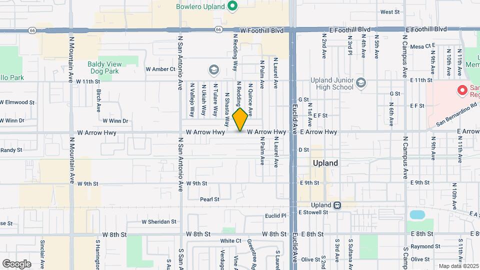 372 W Arrow Hwy Mapa y Detalles de la Ubicación