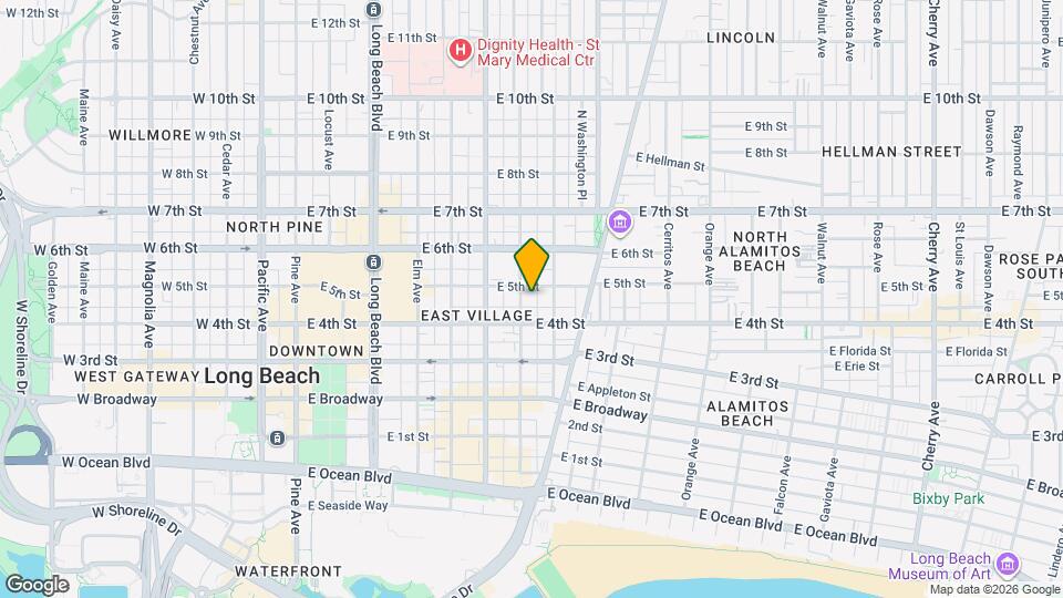 436 Lime Ave Map and Location Details