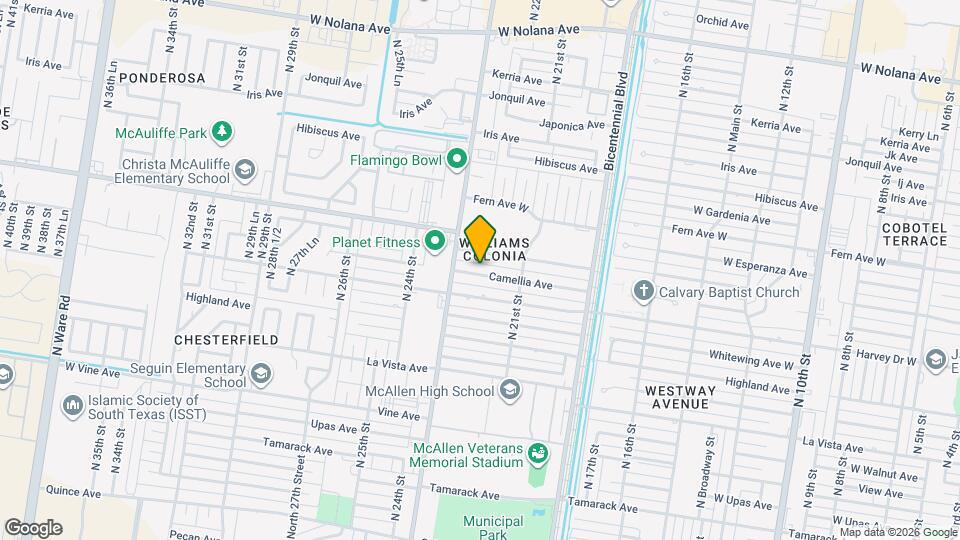 2204 Camellia Ave Map and Location Details