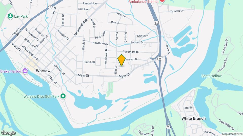 Warsaw Apartments Map and Location Details