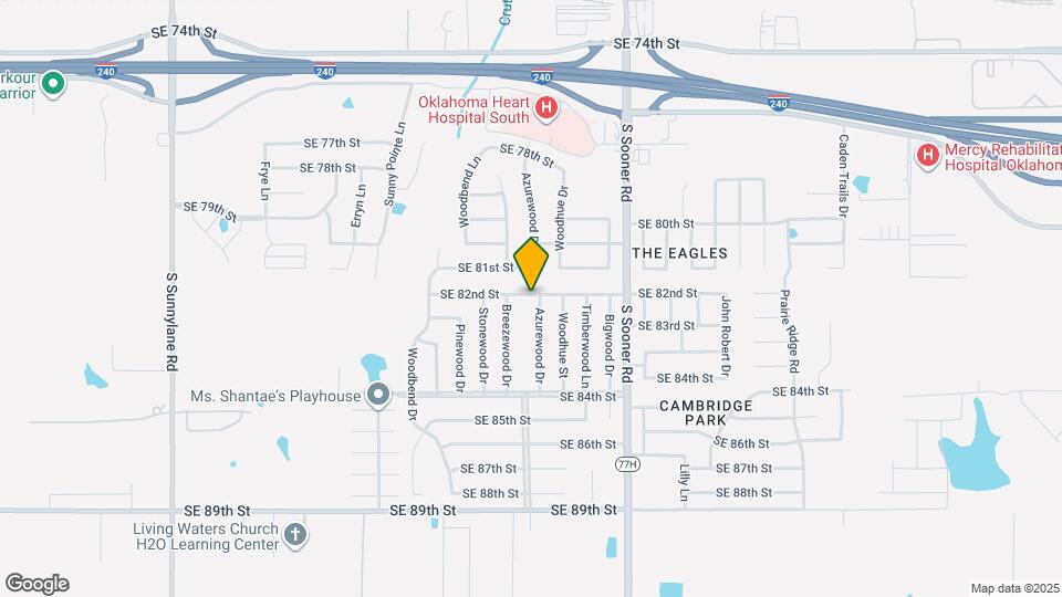 8301 Azurewood Dr Map and Location Details