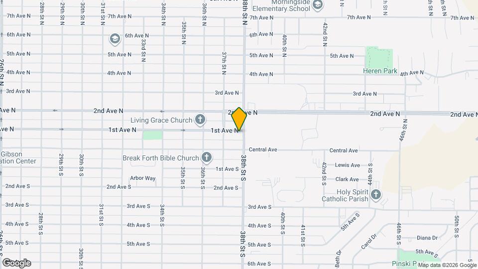 3720 1st Ave N Map and Location Details