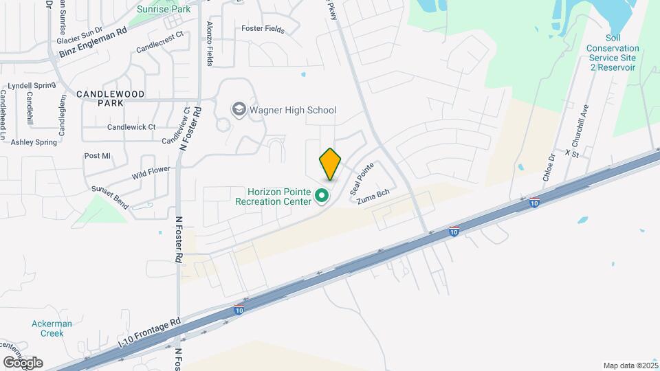 6947 Lunar Way Map and Location Details