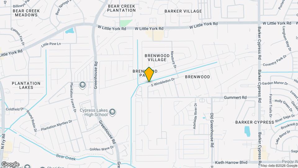 18914 S Wimbledon Dr Map and Location Details