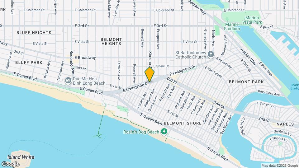 157 Ximeno Ave, Unit 157 Map and Location Details