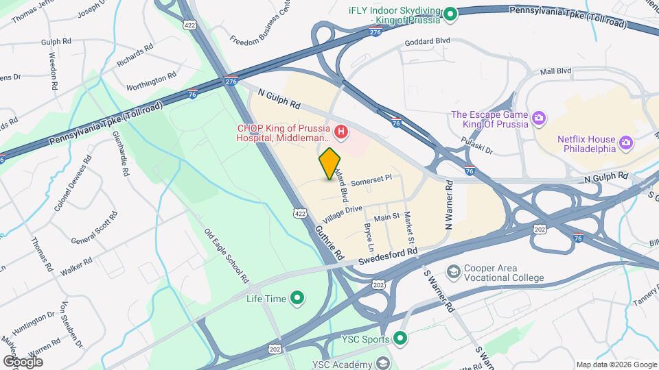 Cirro King of Prussia Mapa y Detalles de la Ubicación