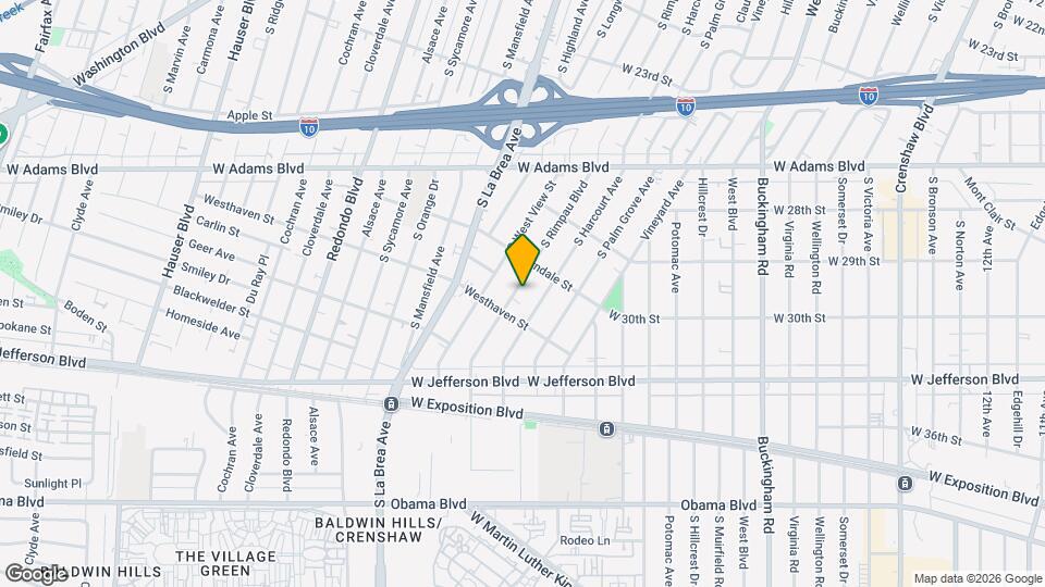 2832 S Rimpau Blvd Map and Location Details