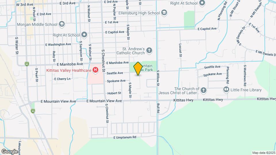 605 Tamarack St Map and Location Details
