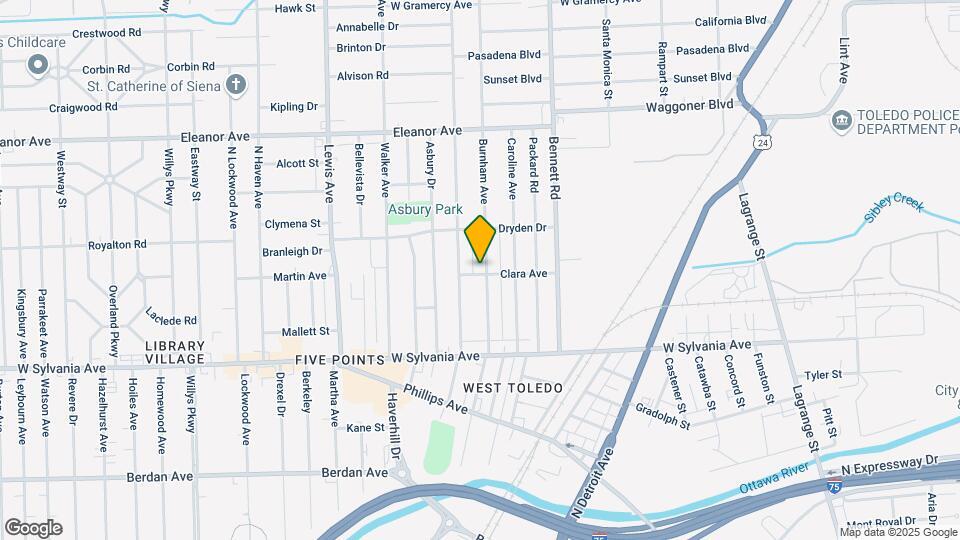 4201 Burnham Ave Map and Location Details