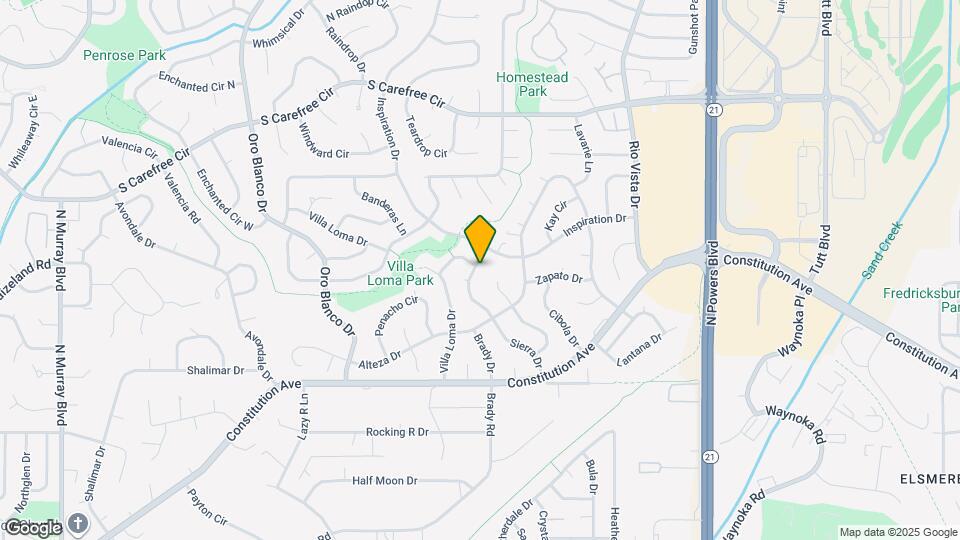 2755 Sierra Dr Map and Location Details